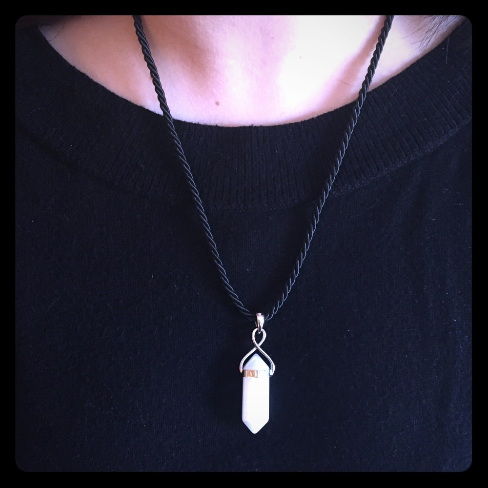 White Crystal Necklace